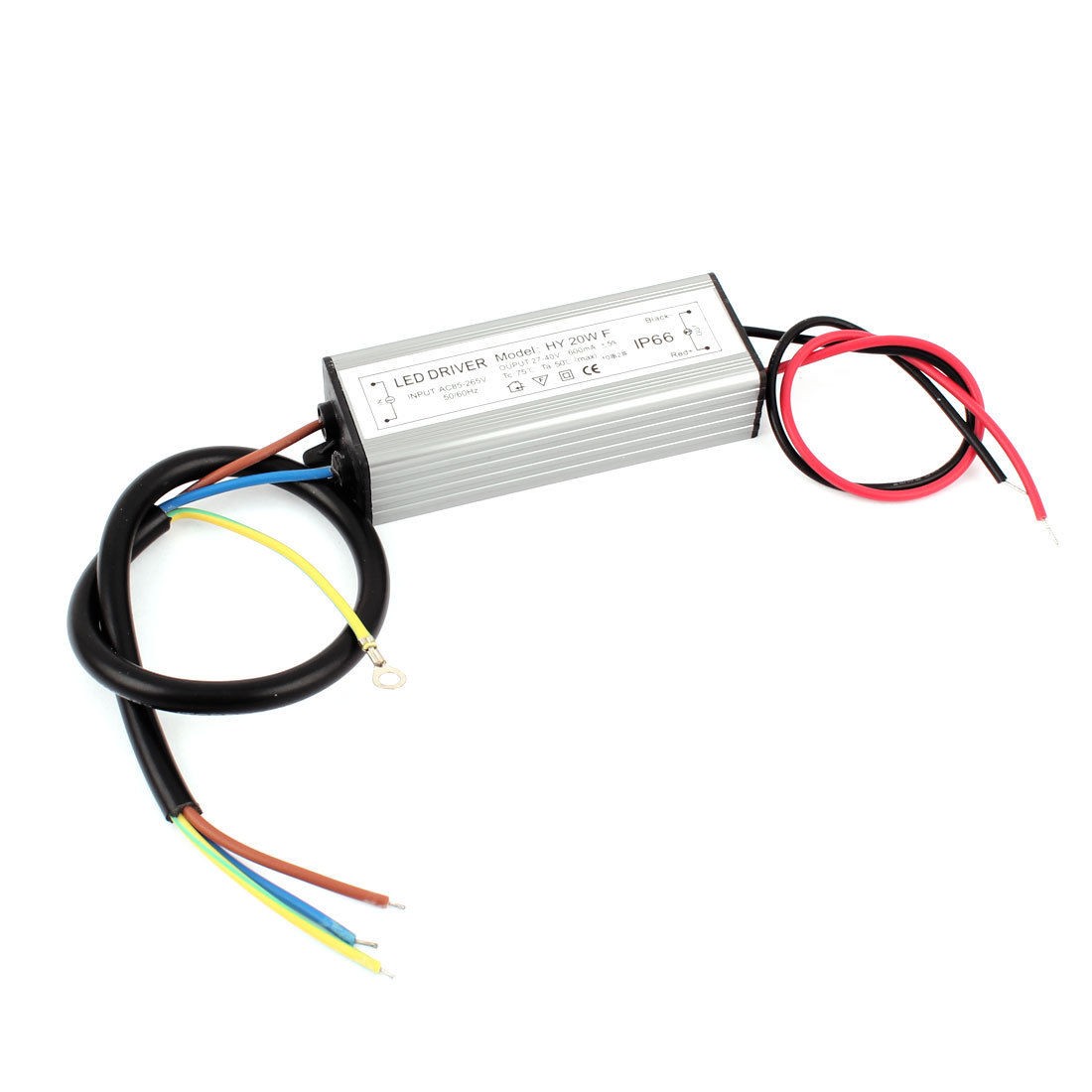 AC 85 265V to DC 27 40V Waterproof Power Supply Driver for 20W LED Light