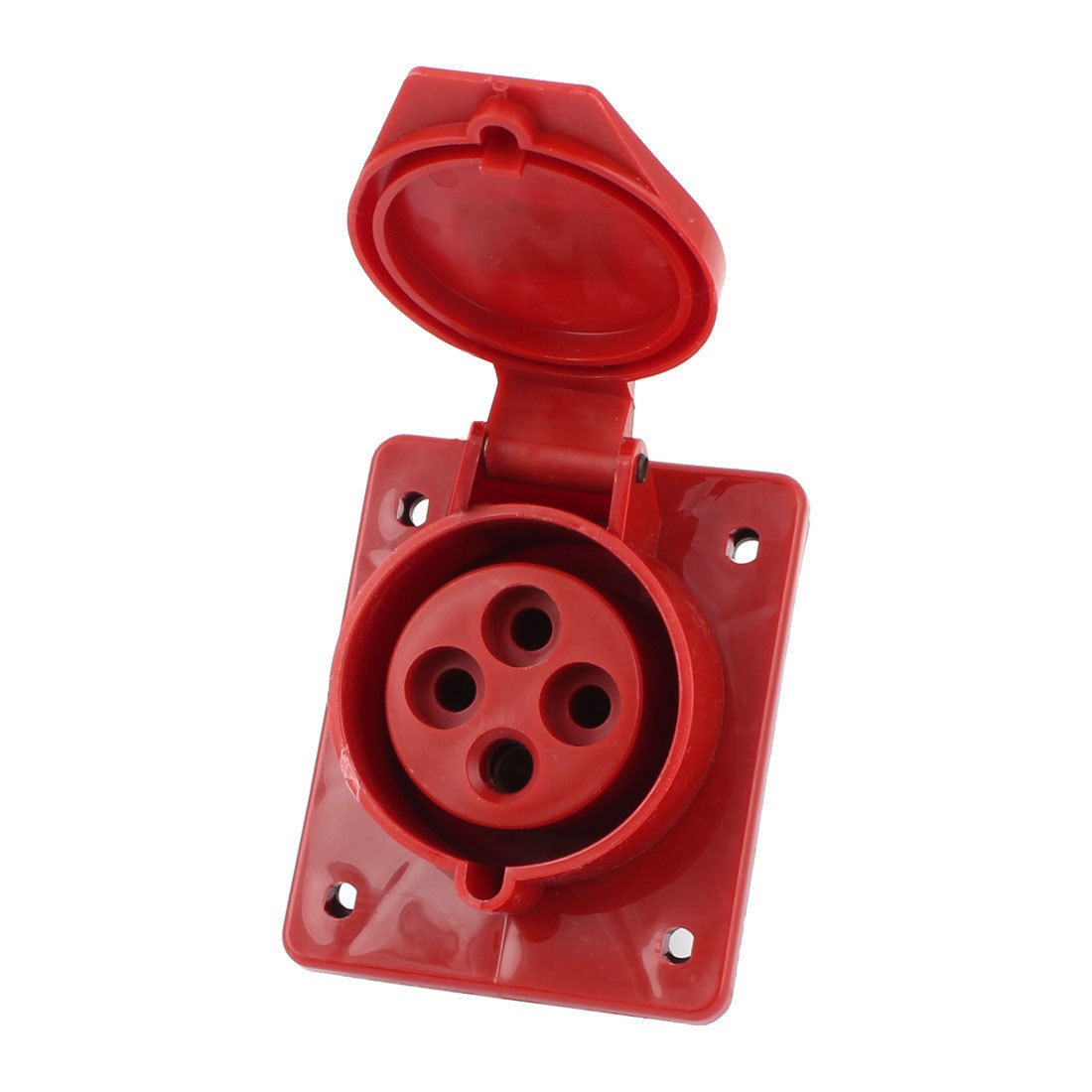 AC 380 415V 32A IEC309 2 3P E Industrial Socket Waterproof Connector Red
