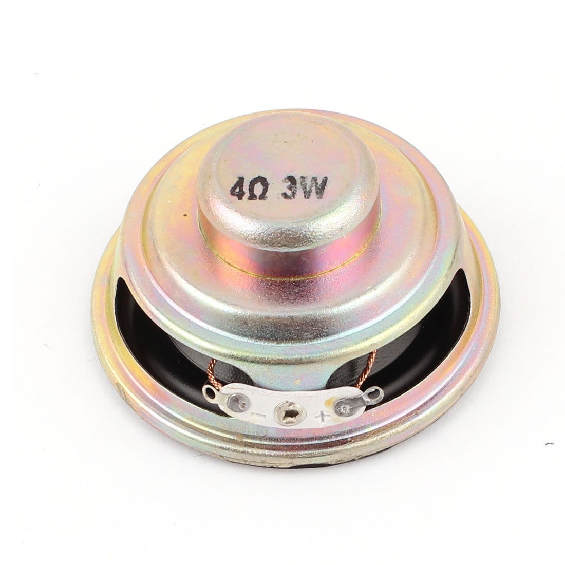 Multimedia 3W 3 Watt 4 Ohm 50mm Dia Aluminum Internal Magnet Speaker