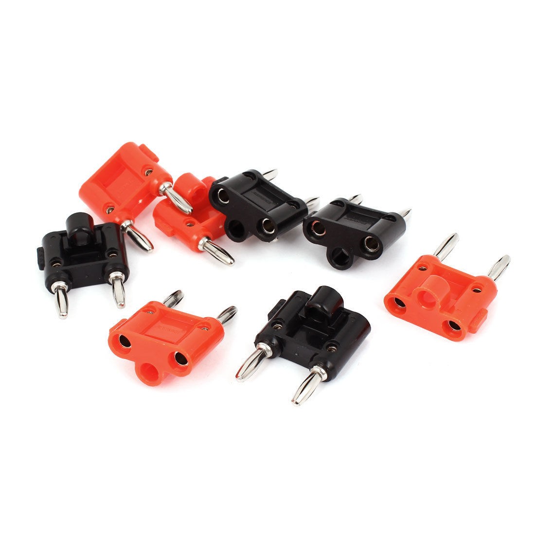 8 x Speaker Screw Type Dual Banana Plug Connector Binding Post for 6mm Cable Dia