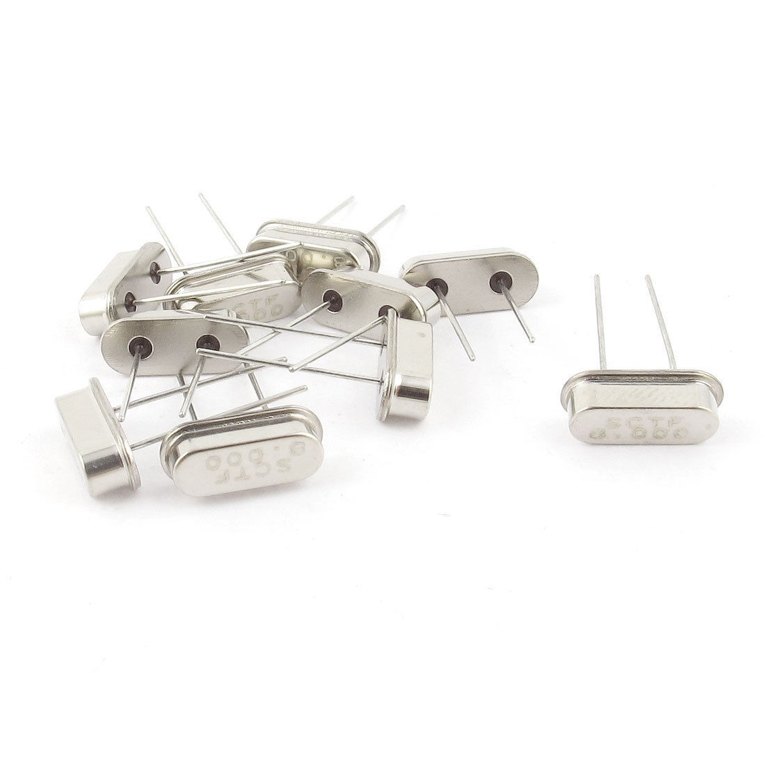 10 Pcs HC 49S 8 000MHz 8MHz 8M Hz 20pf DIP Crystal Oscillators