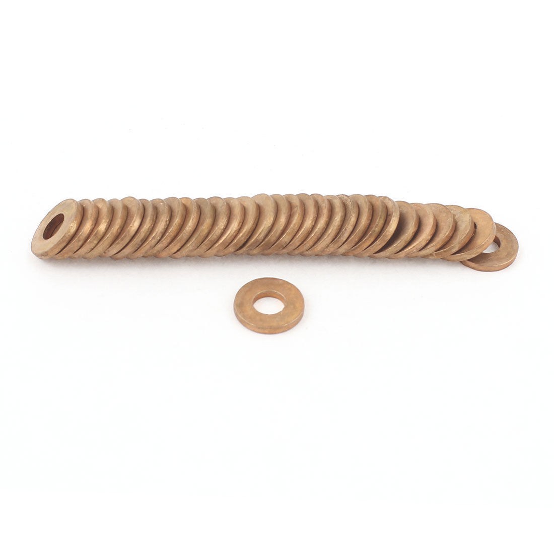 50pcs 6mmx14mmx2mm Copper Flat Washer Ring Gaskets Oil Brake Line Seal Fitting