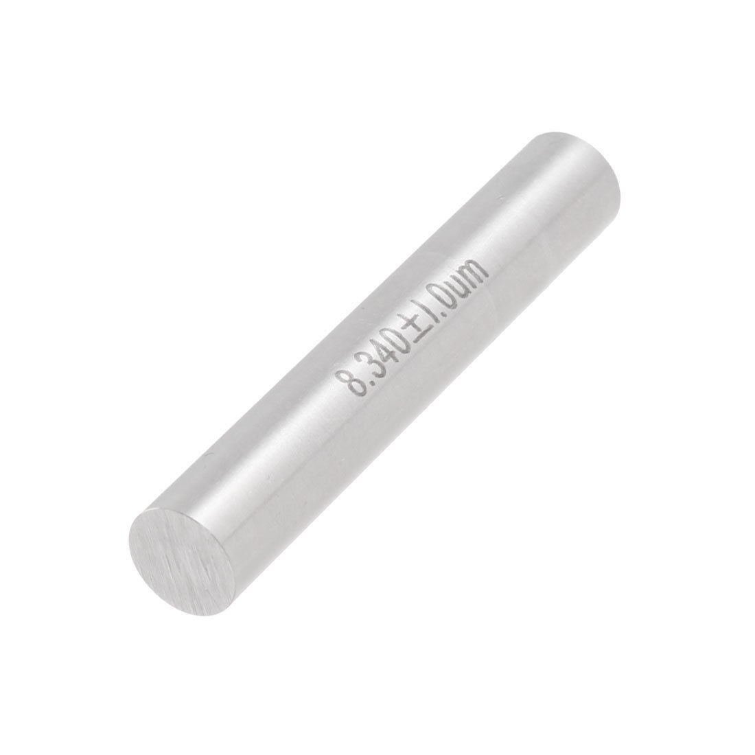 Hole Measuring 8.34mm x 50mm Pin Gage Gauge w Plastic Cylindrical Box