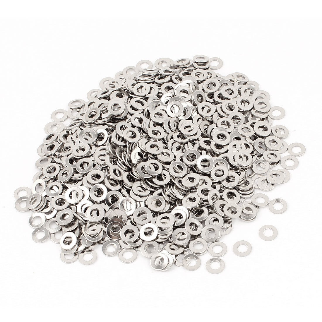 1000pcs 3mmx6mmx0 7mm Spring Screw Flat Metal Washer Spacer Fastener