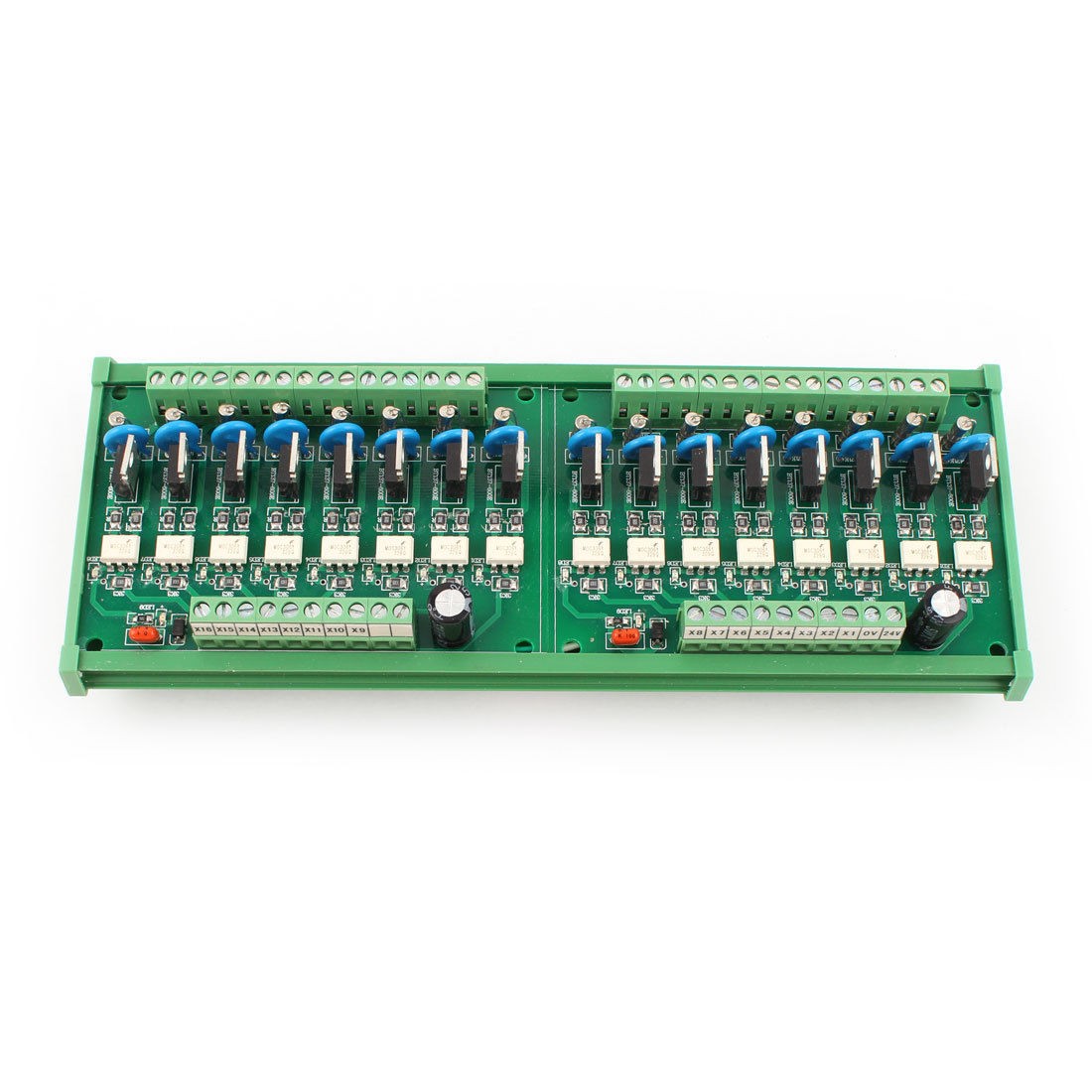 AC 0 250V 16 Channel Relay Module Silicon Controlled PLC Output Amplifier Board