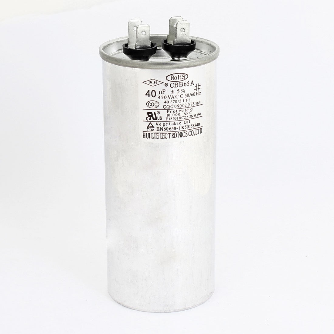 CBB65A AC450V 40uF Polypropylene Film Motor Run Capacitor for Air Conditioner