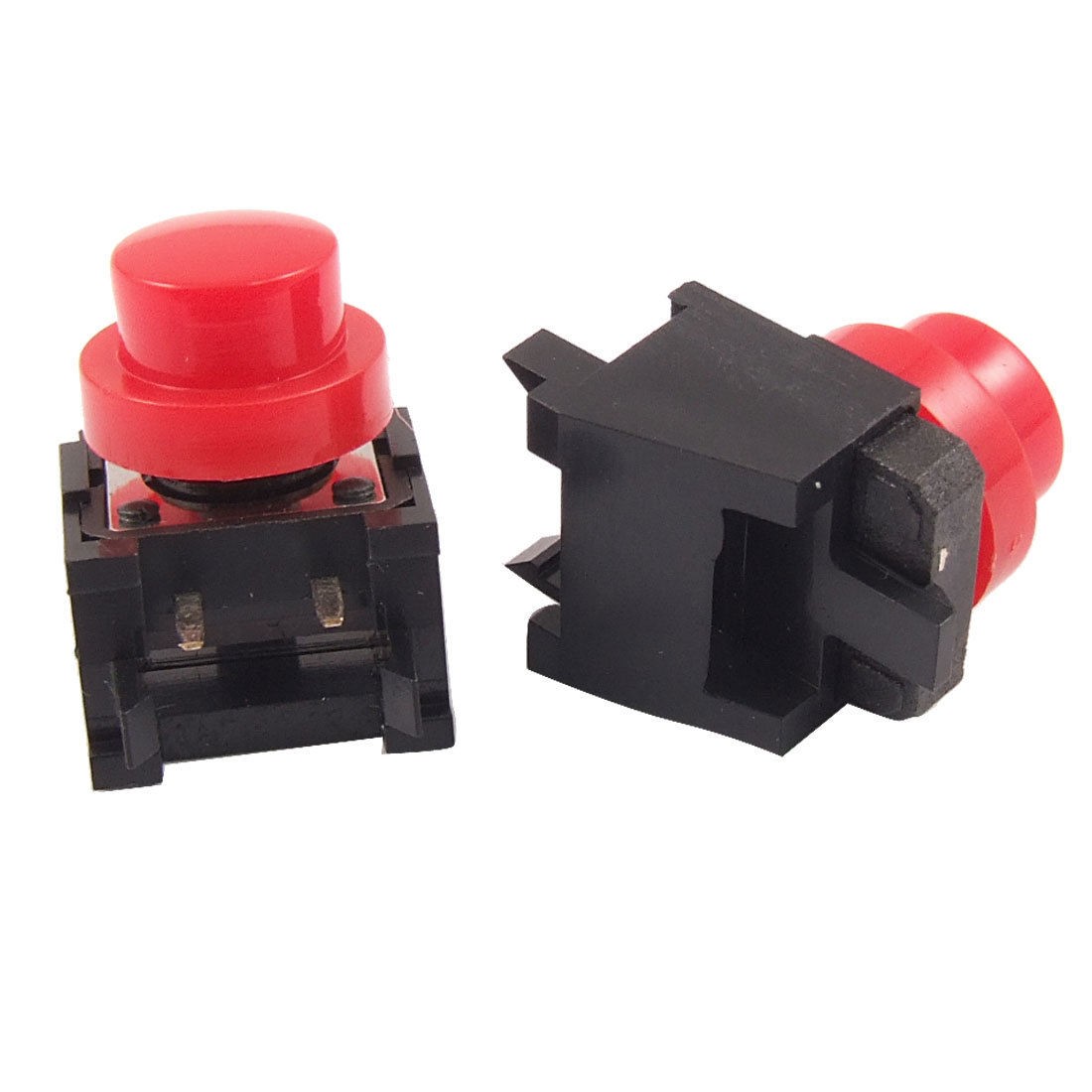 5pcs Momentary Tactile Push Button Switch Right Angle 2 Pin 12 x 12 x 12mm + Cap