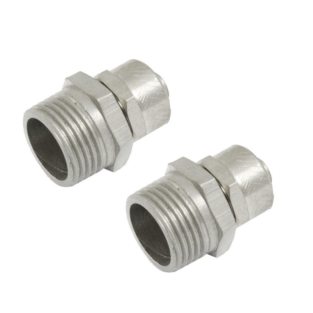 6mm x 8mm Tubing PT 3 8" Thread Pneumatic Air Fittings Quick Coupler 2 Pcs