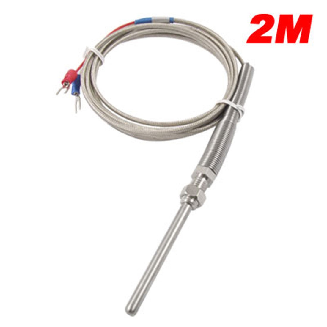 Thermocouple Probe K Type Temperature Sensors 2 Meters Xvrfi