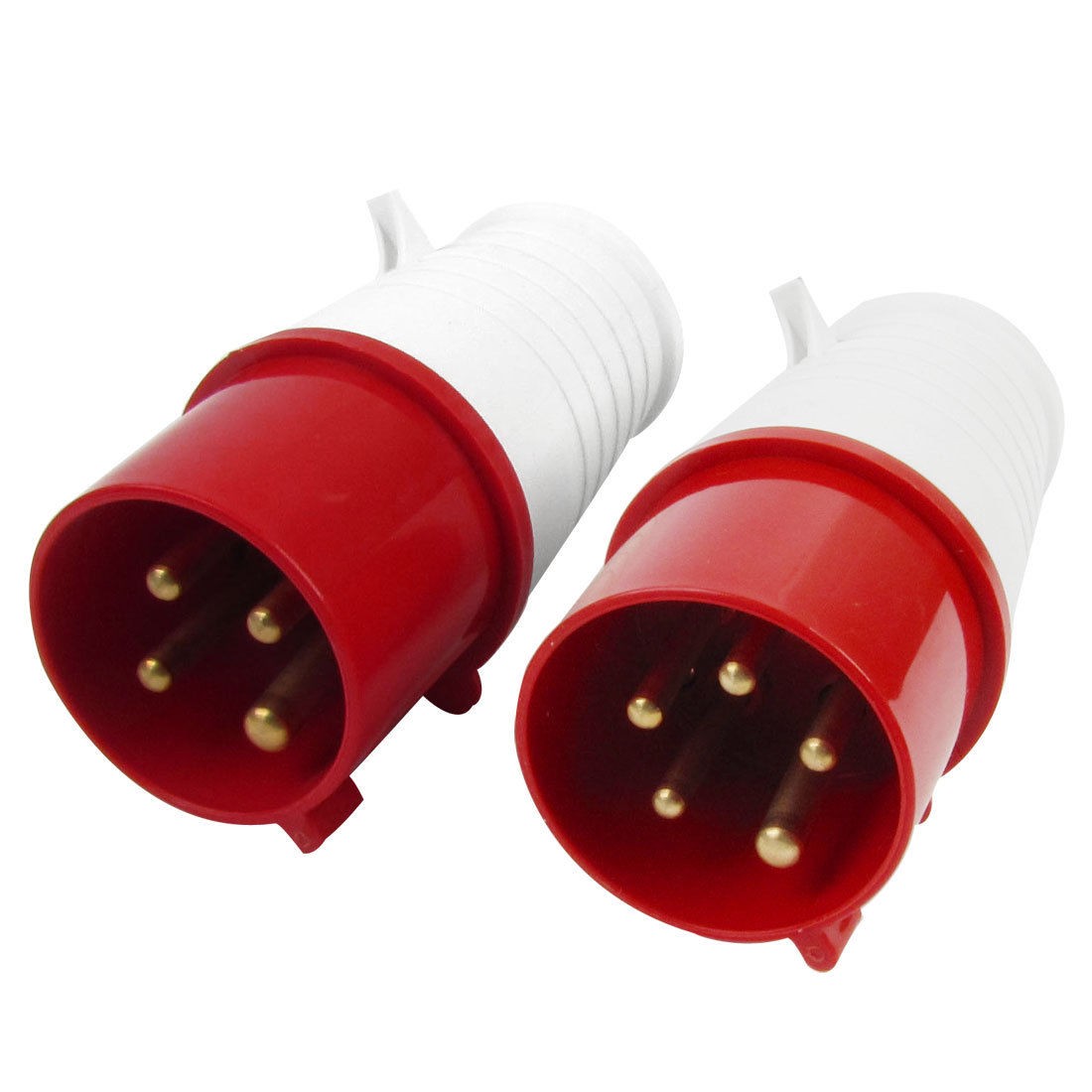 AC 380-415V 32A IEC309-2 3P + E 4P + E Free Hanging Industrial Plug 2PCS