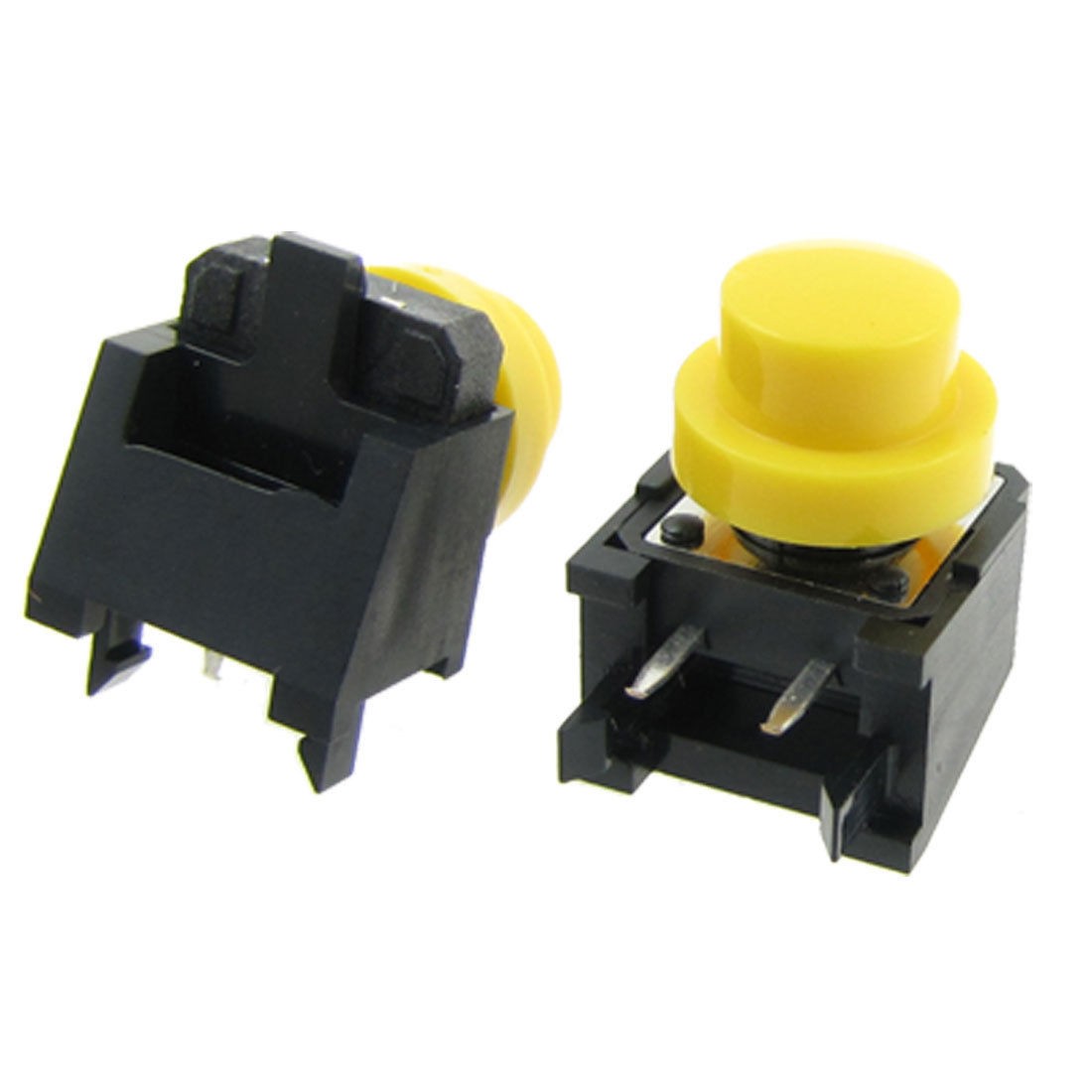 5x Momentary Tact Tactile Push Button Switch Right Angle 12 x 12mm x 13mm w Cap