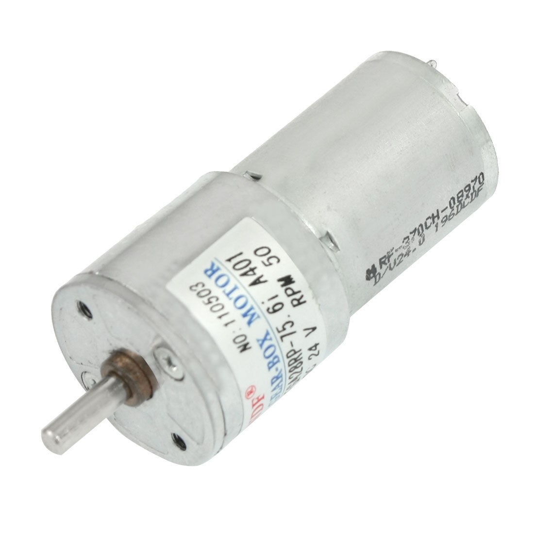 1.1kg.cm Torque 28mm Dia Magnetic Gear Motor 50 RPM 45mA 24V DC