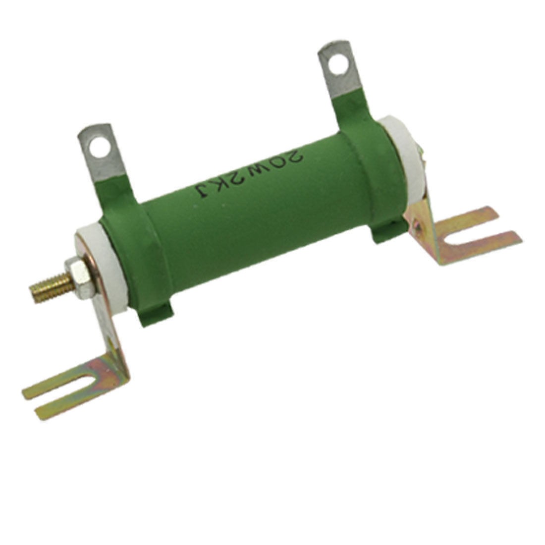 Nonflammable 20W Watt 2K Ohm Ceramic Tube Wirewound Resistor