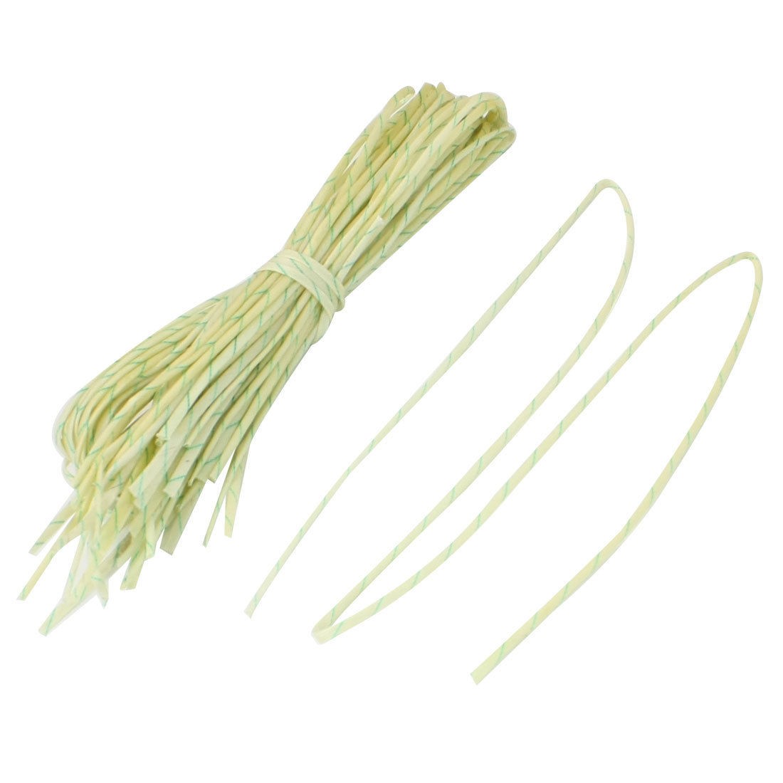 20 Pcs 93cm 2mm Dia. PVC Fiberglass Insulating Sleeving Sleeve