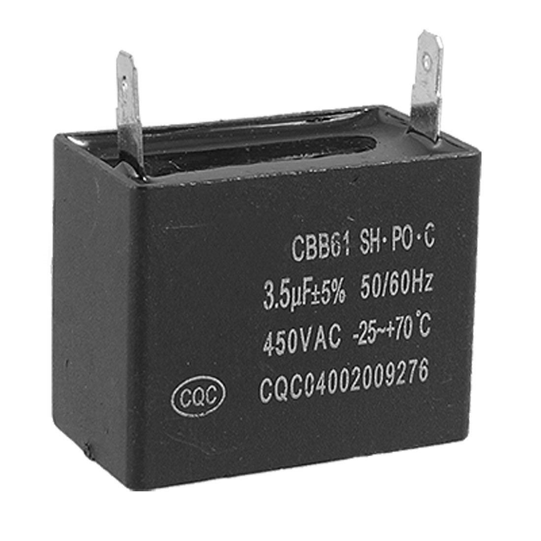 CBB61 3.5uF 5% 450V AC Polypropylene Film Motor Running Capacitor