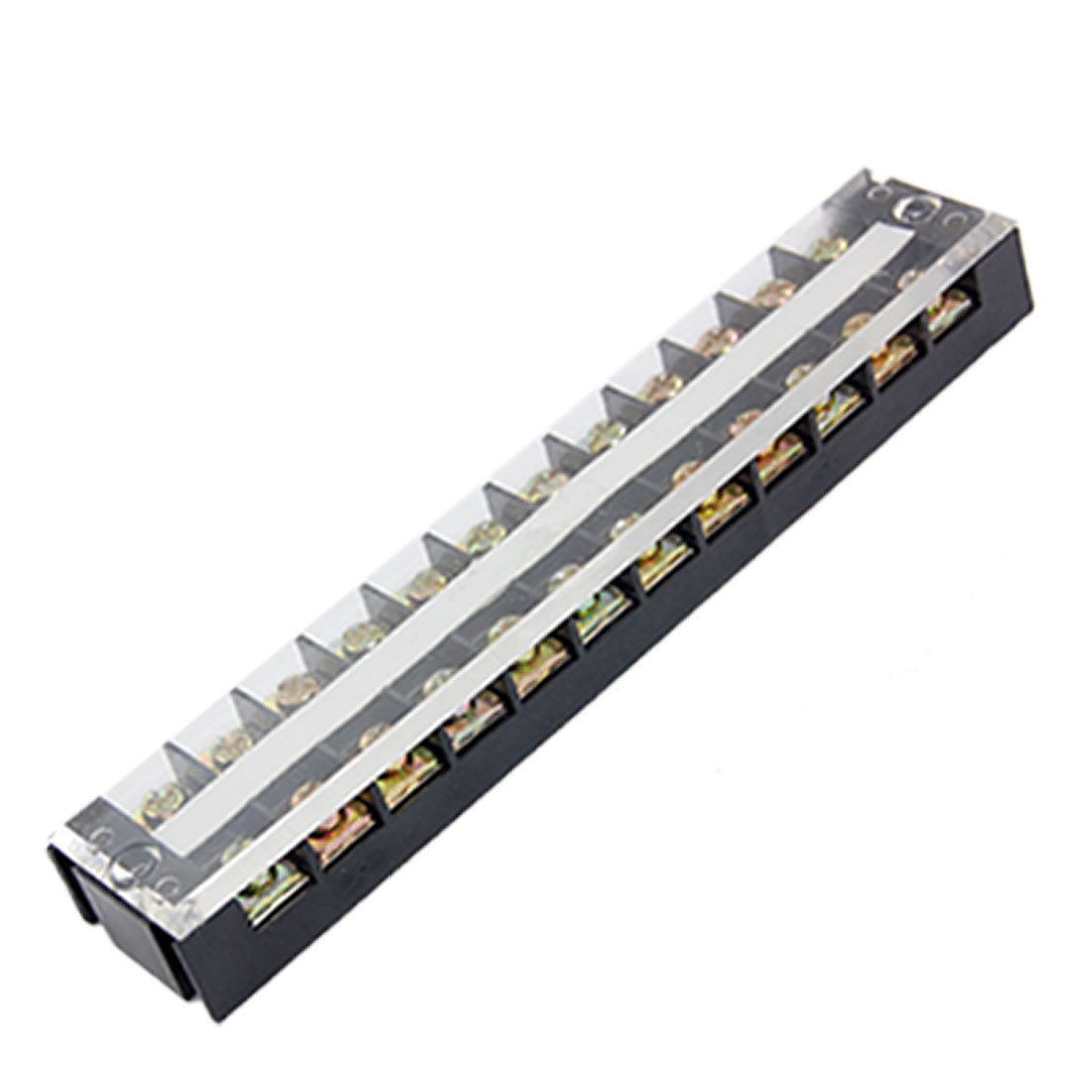 Dual Row 12 Positions Barrier Terminal Block 600V 25A Fplpz