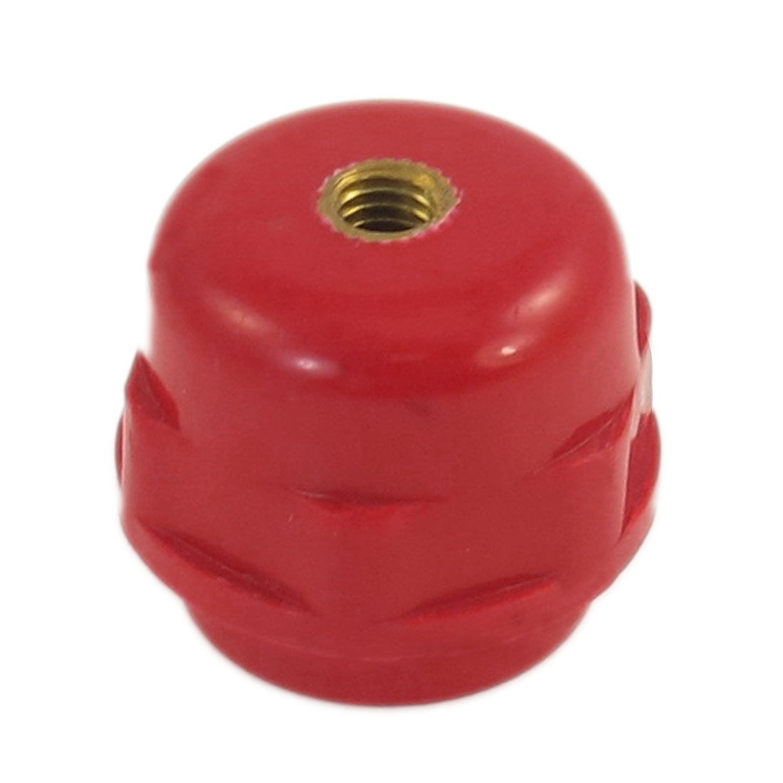 0.2" Brass Thread 1" Height Busbar Enhanced Insulator Supporter Red