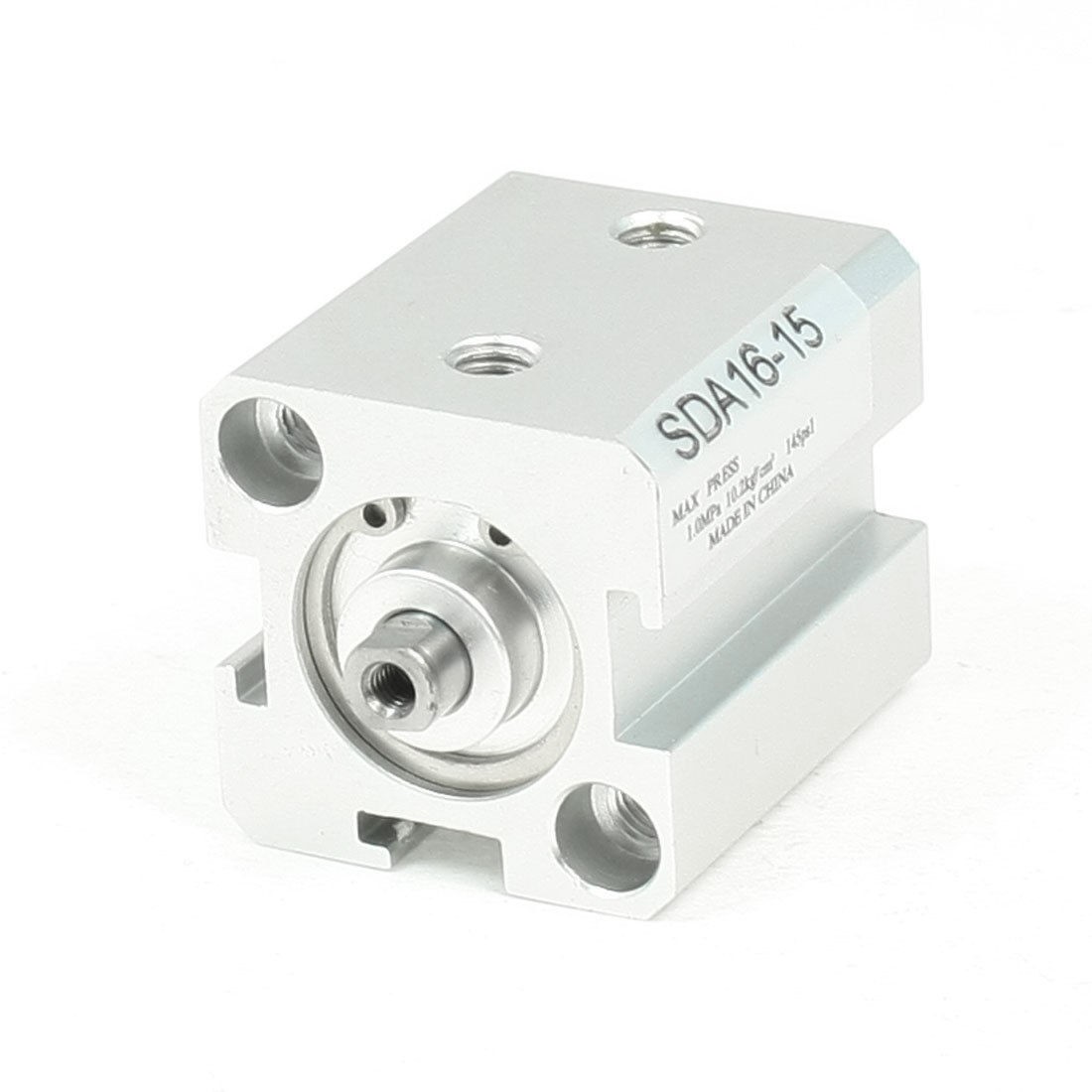 16mm Bore 15mm Stroke Single Rod Aluminum Alloy Air Cylinder SDA16-15