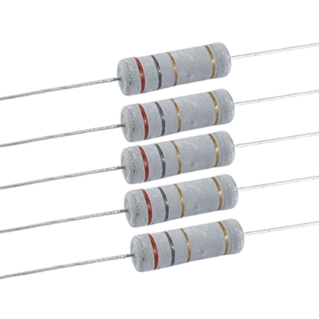 10 x 5W 700V 1.8 ohm Axial Metal Oxide Film Resistors