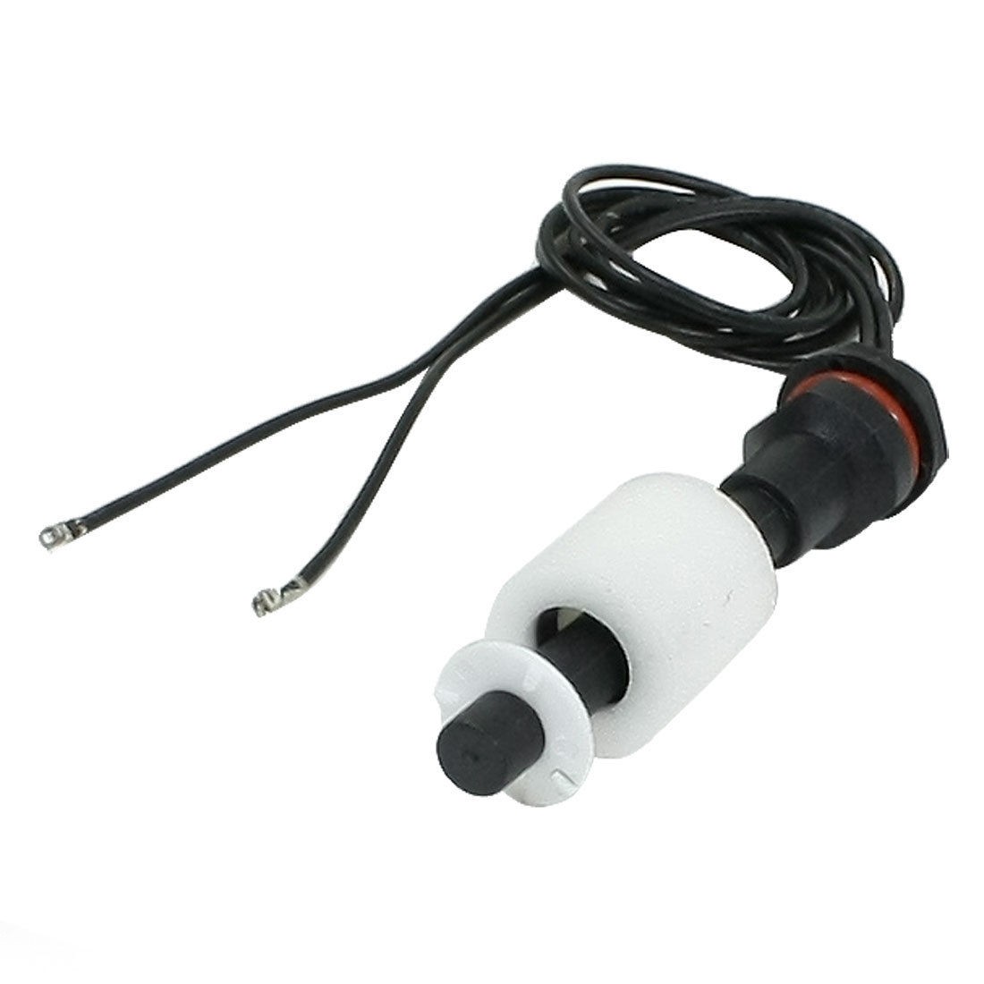 Fish Tank 19 x 18mm Black Wire Water Level Sensor Horizontal Floating Switch