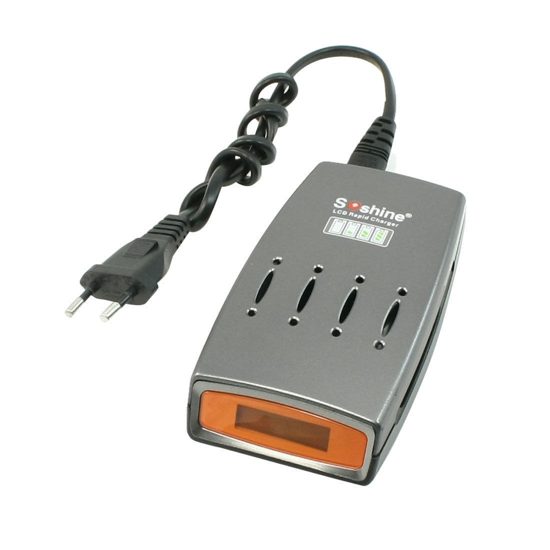 AC100-240V EU Plug LCD Indication Lamp Rechargeable AA/AAA Battery Quick Charger