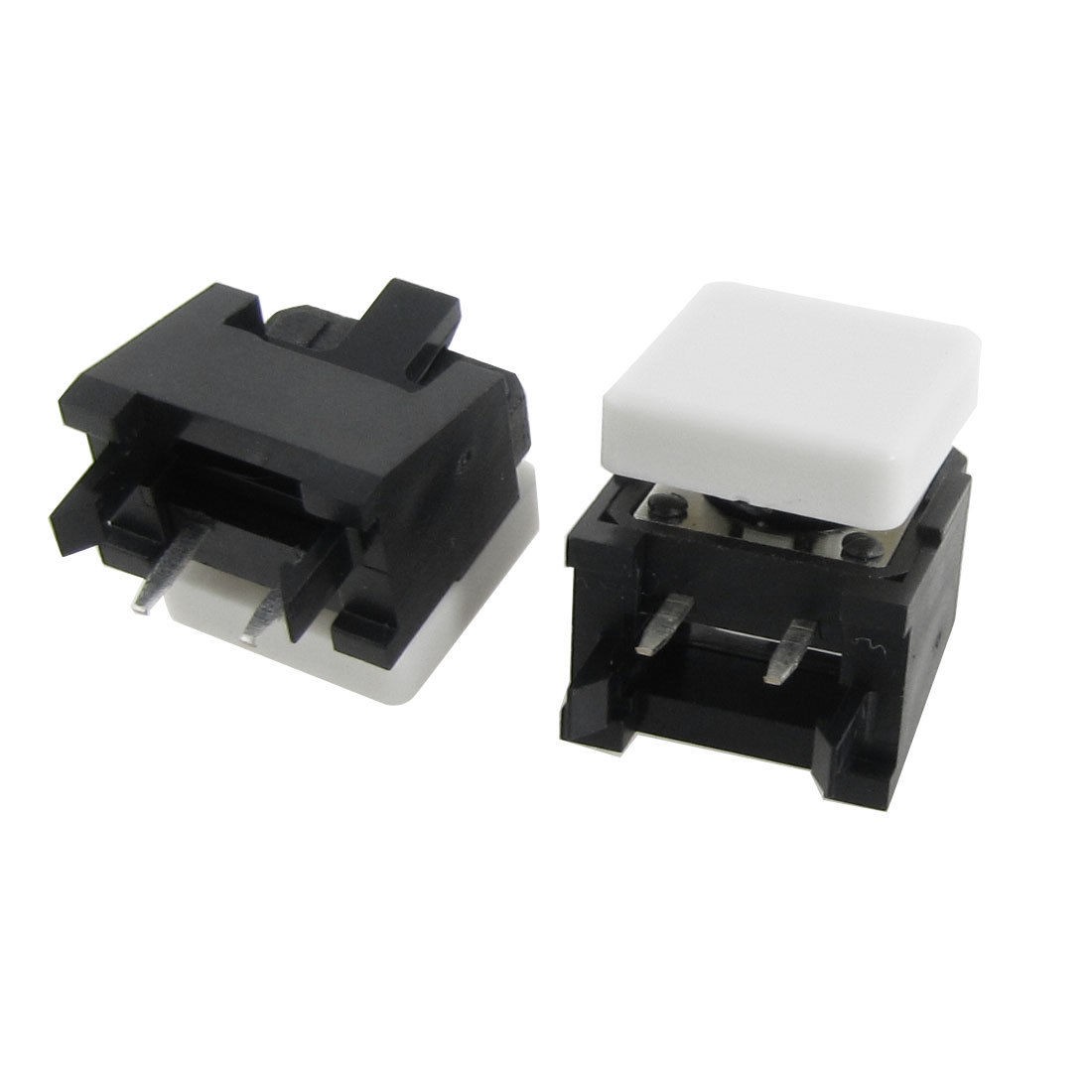 2pcs Momentary Tactile Tact Push Button Switch Right Angle 12 x 12mm x 9mm w Cap