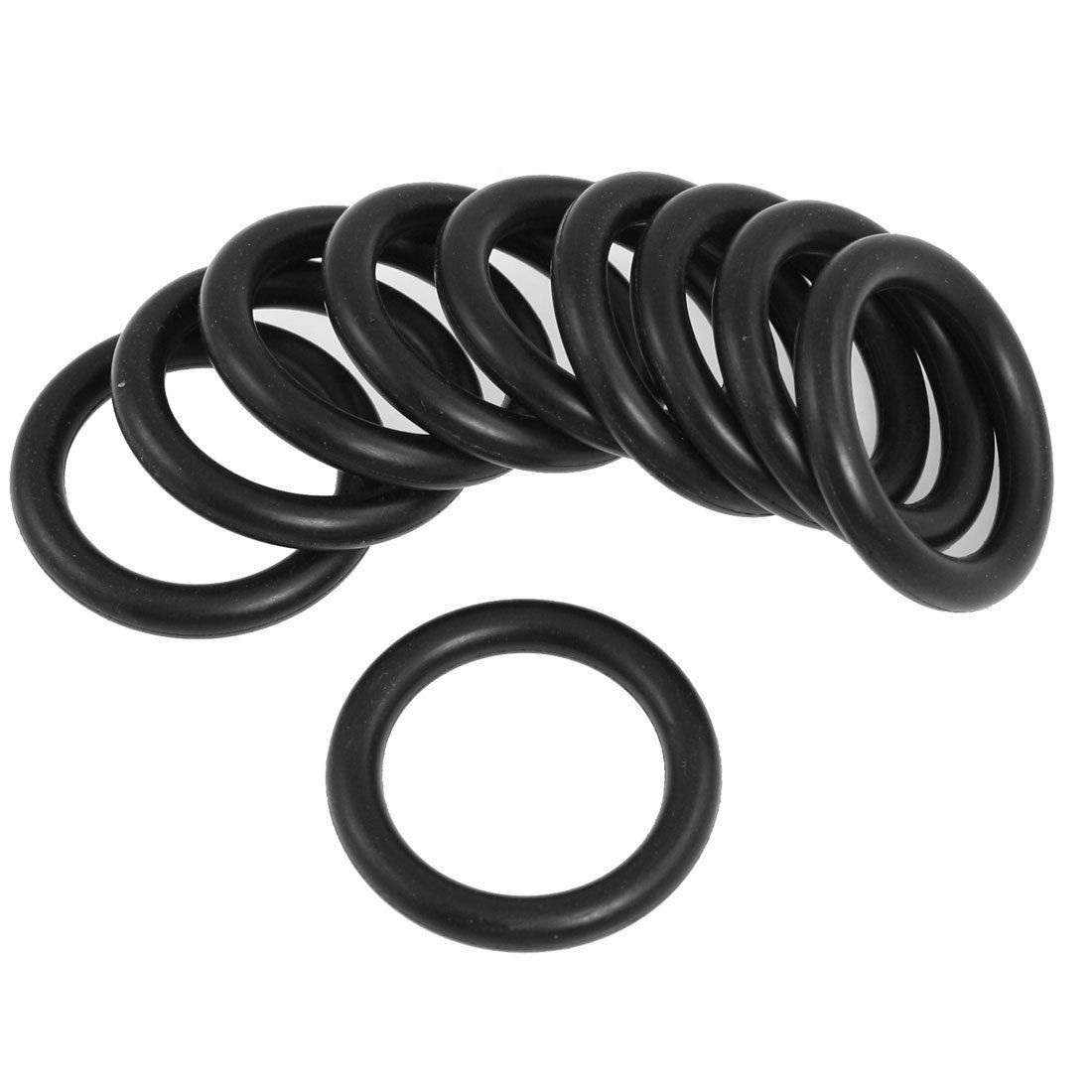 10 Pcs 40mm x 5.7mm Nitrile Rubber O Ring NBR Seals Grommets