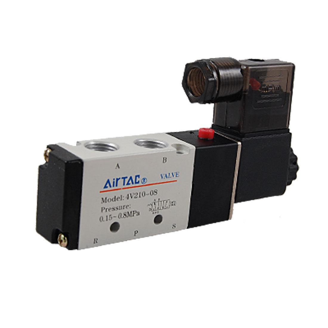 Single Head 2 Position 5 Port Pneumatic Air Solenoid Valve