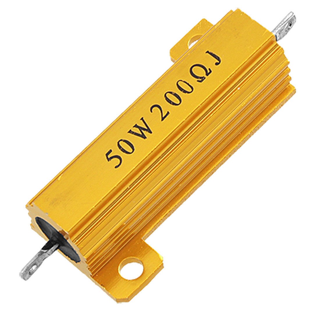 Chassis Mount 5% 200 Ohm 50W Aluminum Shell Case Wirewound Resistor