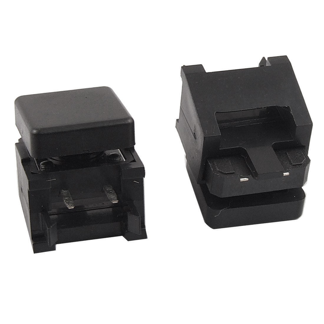 5pcs Momentary Tact Tactile Push Button Switch Right Angle 12x12x9mm w Black Cap