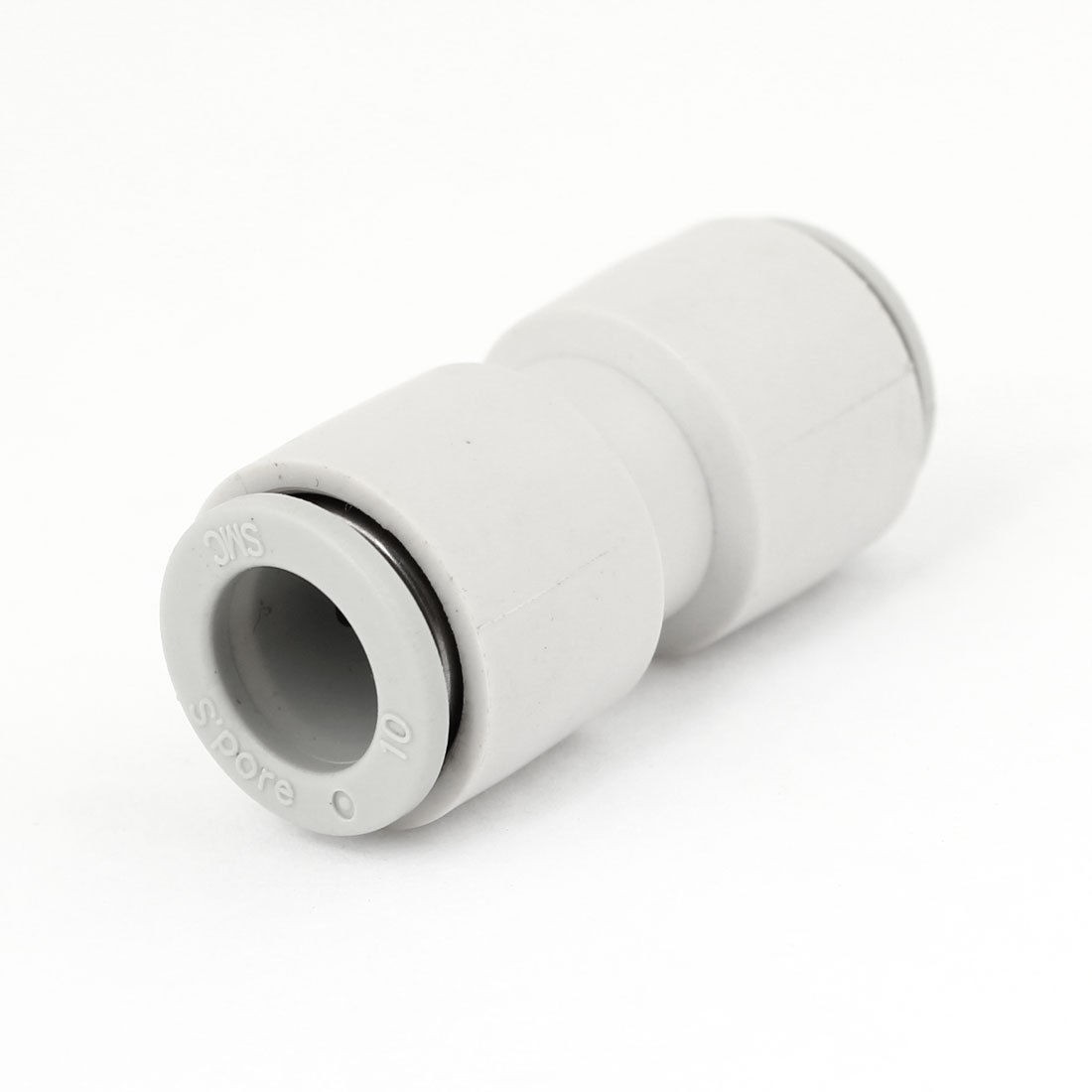 10mm to 10mm Push In Fittings One Touch Straight Union Quick Connector Gray