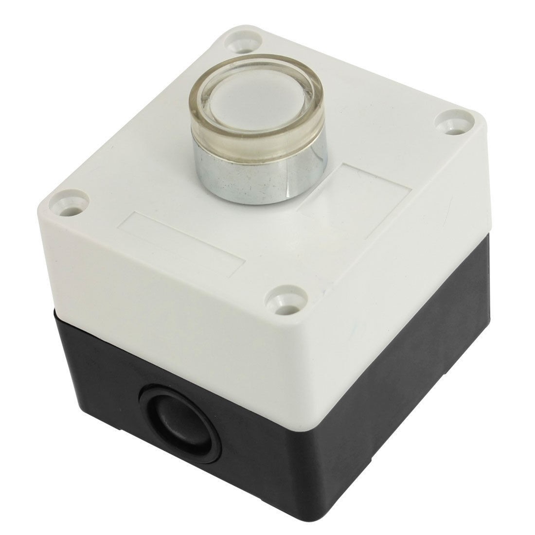 AC 400V White Signal Lamp Cap No Contact Push Button Station