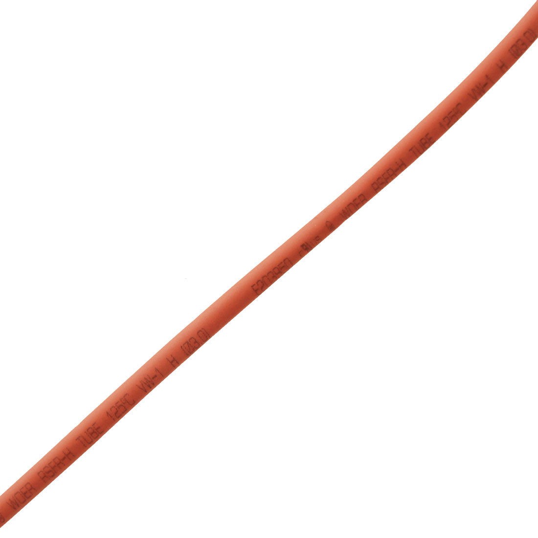3mm Dia. Heat Shrinkable Tube Shrink Tubing 6M 19.7ft Red