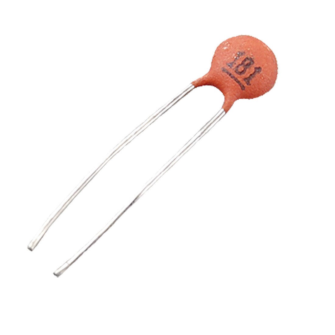 100 x 180pF 50V 2.5mm Pitch Low Voltage DIP Ceramic Disc Capacitors