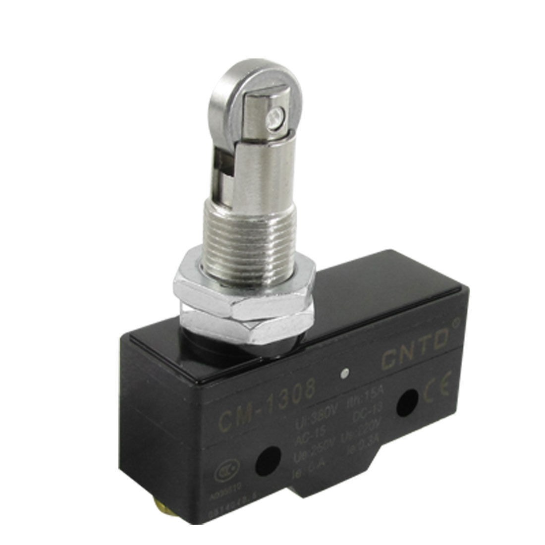 Gold Tone Screw Terminals Parallel Roller Plunger Micro Switch CM-1308