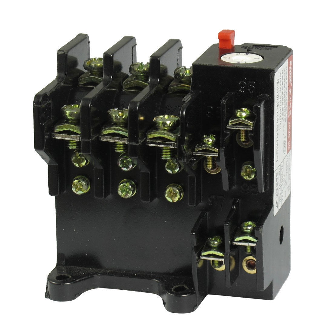 JR36-20 1.5-2.4A Adjustable 3-Pole 1NO 1NC Thermal Overload Relay