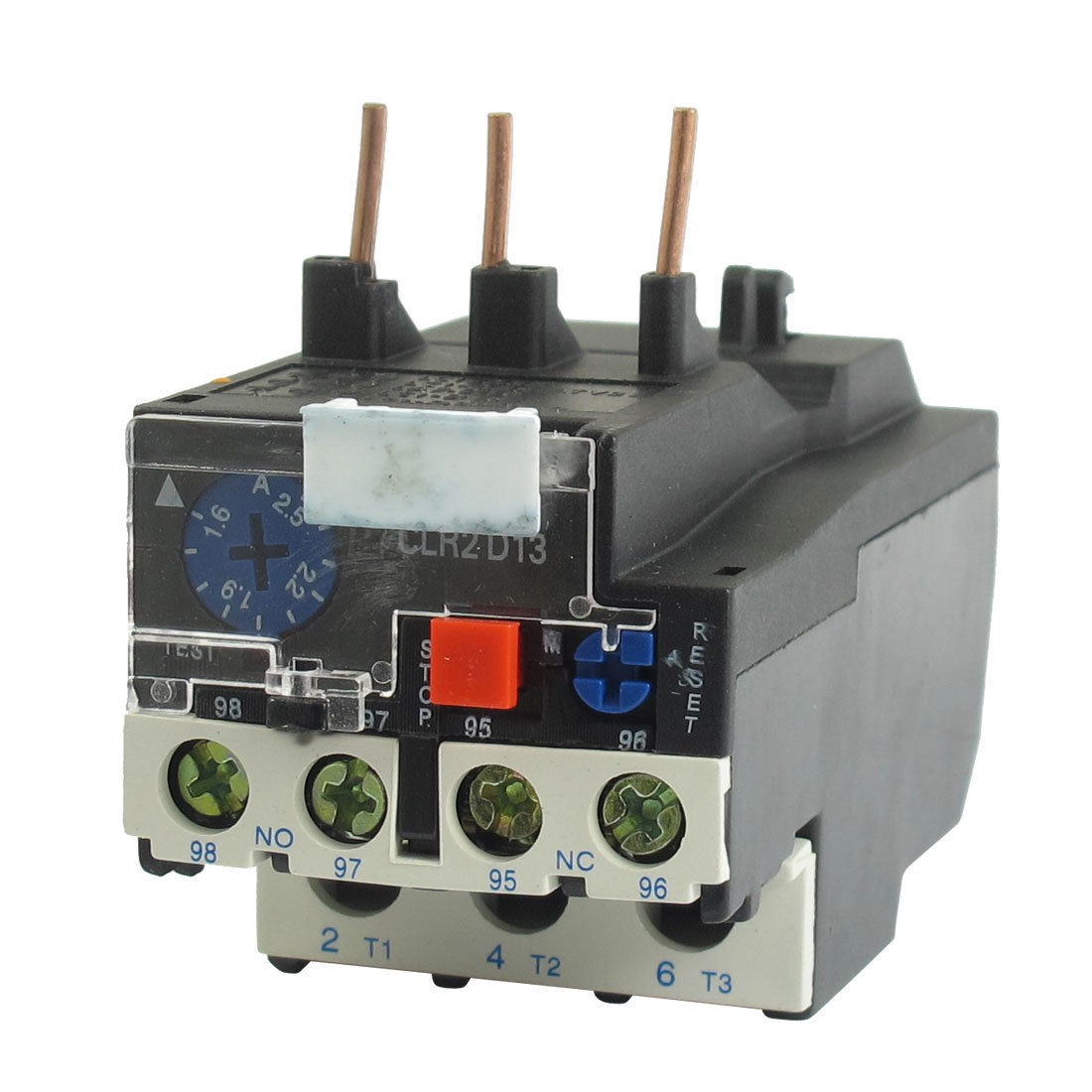 LR2-13 2.5A 1.6-2.5A 3-Phase 1NO 1NC Electric Thermal Overload Relay