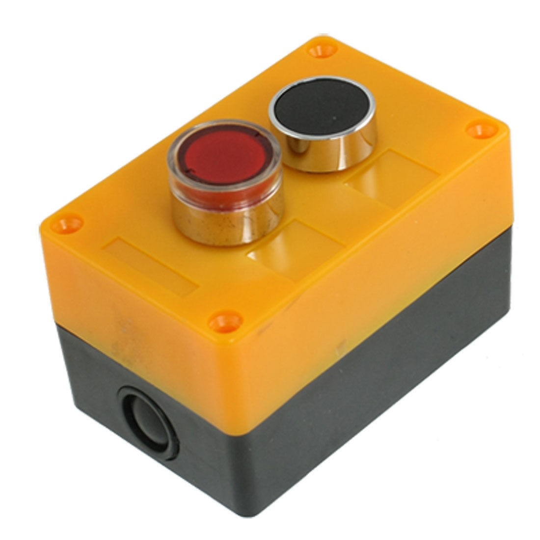 DC 12V Red Indicator 2 NO Momentary Push Button Switch AC 240V 3A