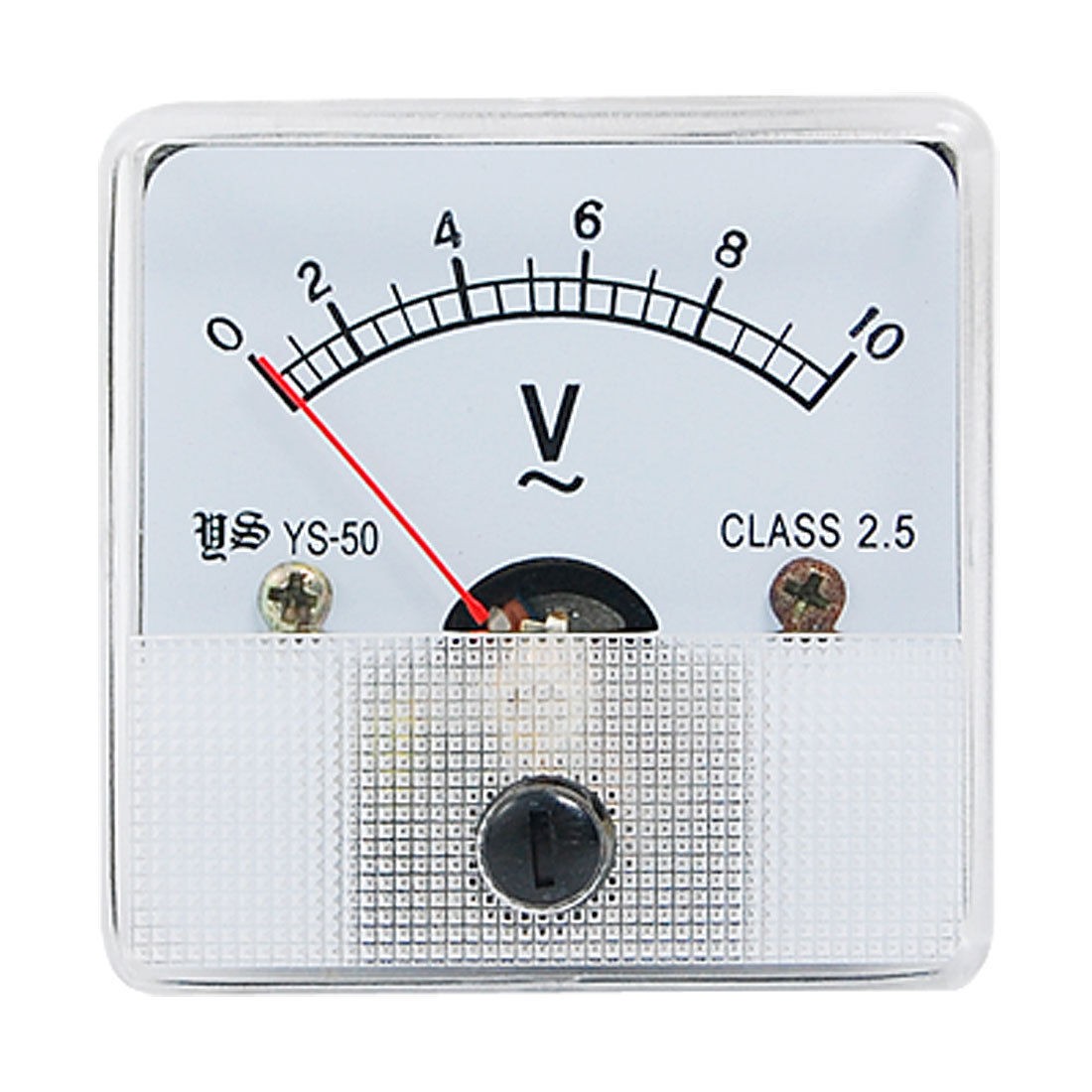 YS-50 AC 0-10V Analogue Needle Panel Meter Voltmeter