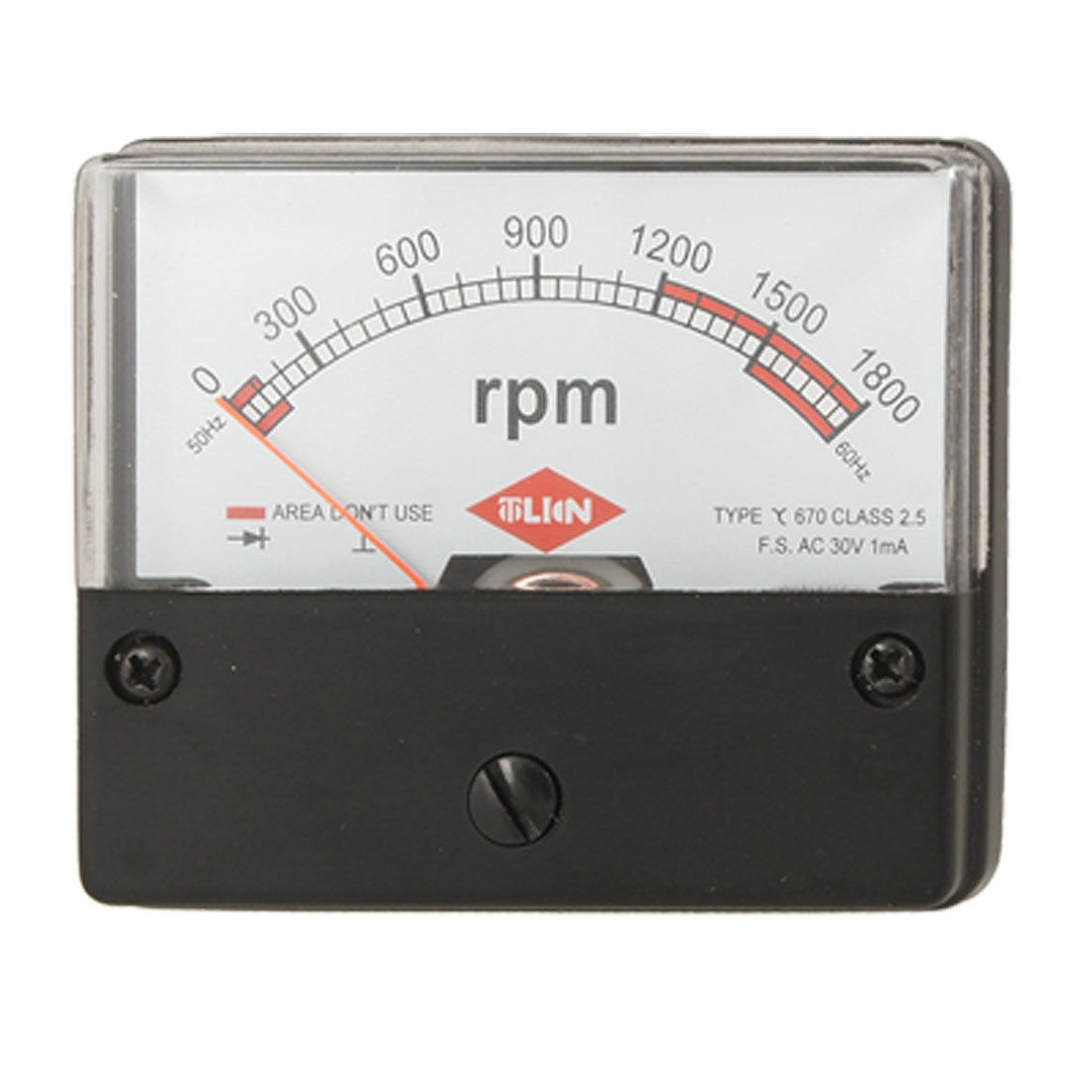 0-1800RPM Panel Meter AC 30V Speed Measurement Tool