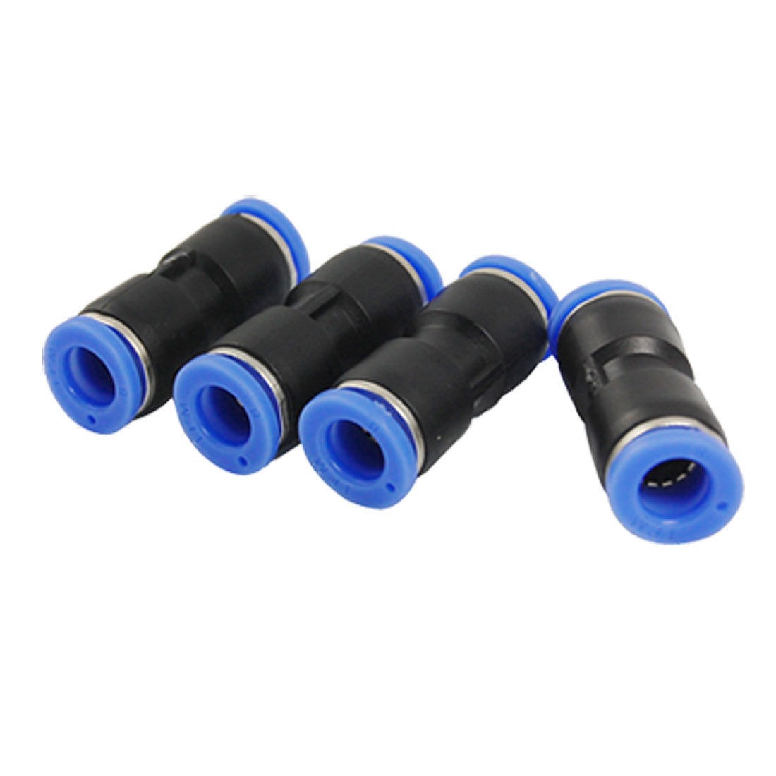 Pneumatic 8mm to 8mm Quick Connecting Fittings 4 Pcs