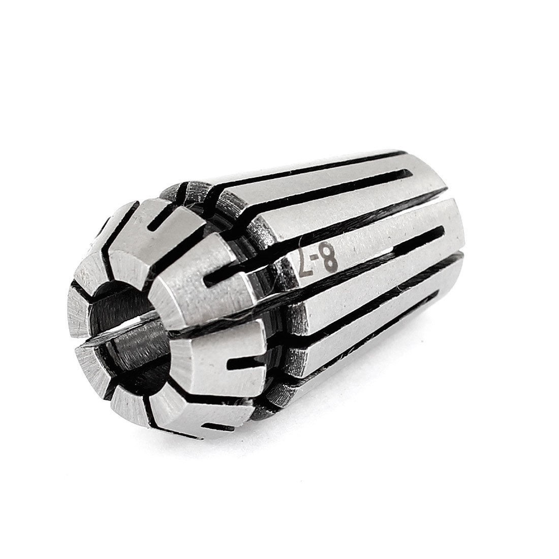 8mm-7mm ER16 Tools Holding Clamping Spring Collet Socket Silver Tone