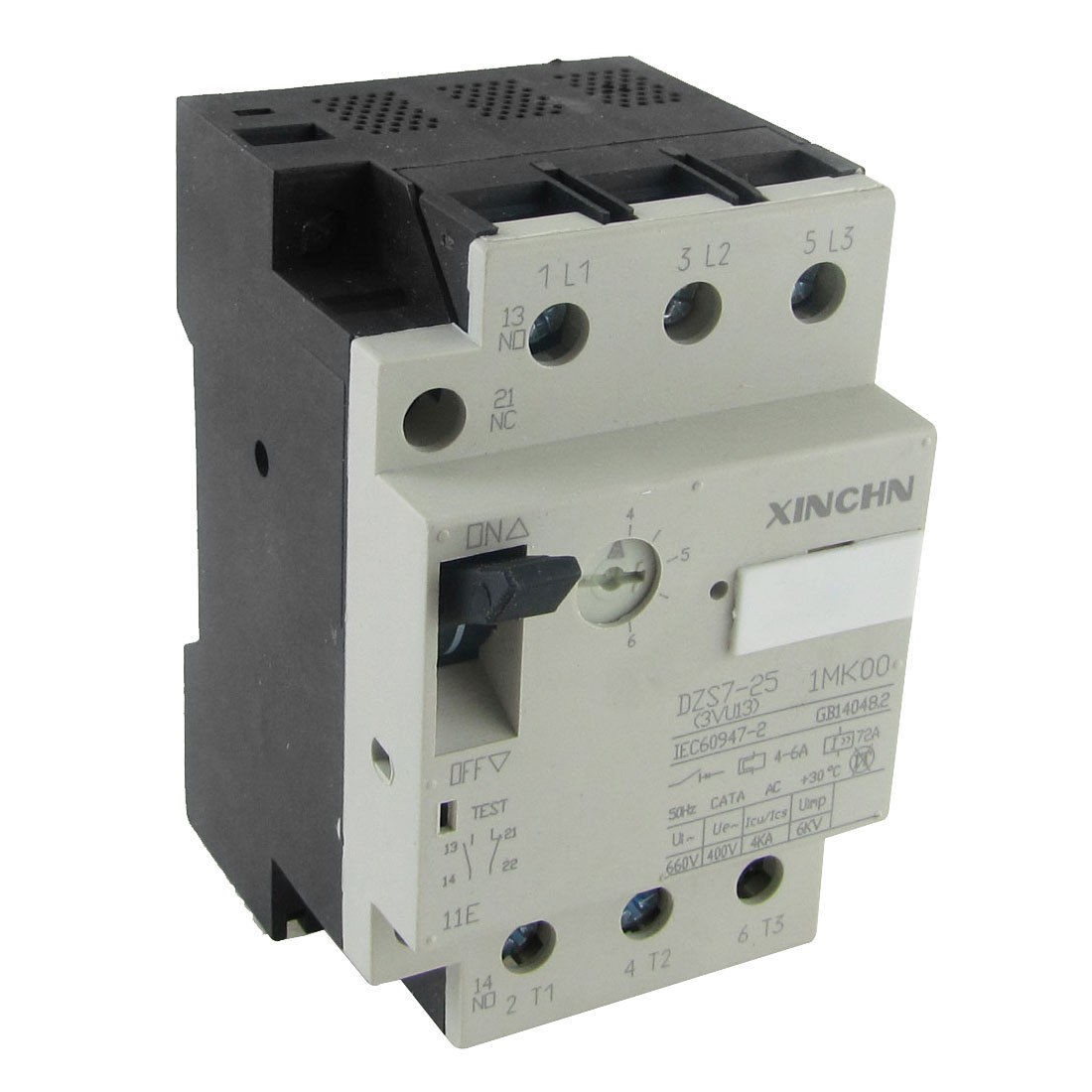 DZS7-25 3VU13 4-6A 1NO 1NC Moulded Case Circuit Breaker