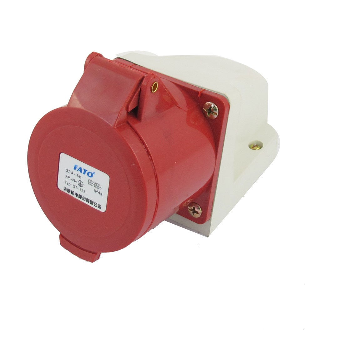 380V-415V 16A Earth Leakage Circuit Breaker Wirable Industrial Socket ST-114