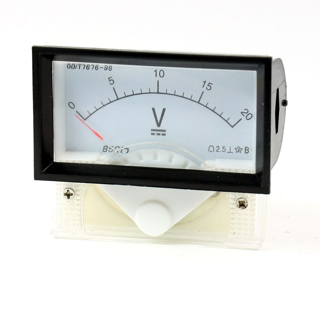 Class 2.5 DC 0-20V Voltage Panel Meter Gauge Voltmeter 85C17