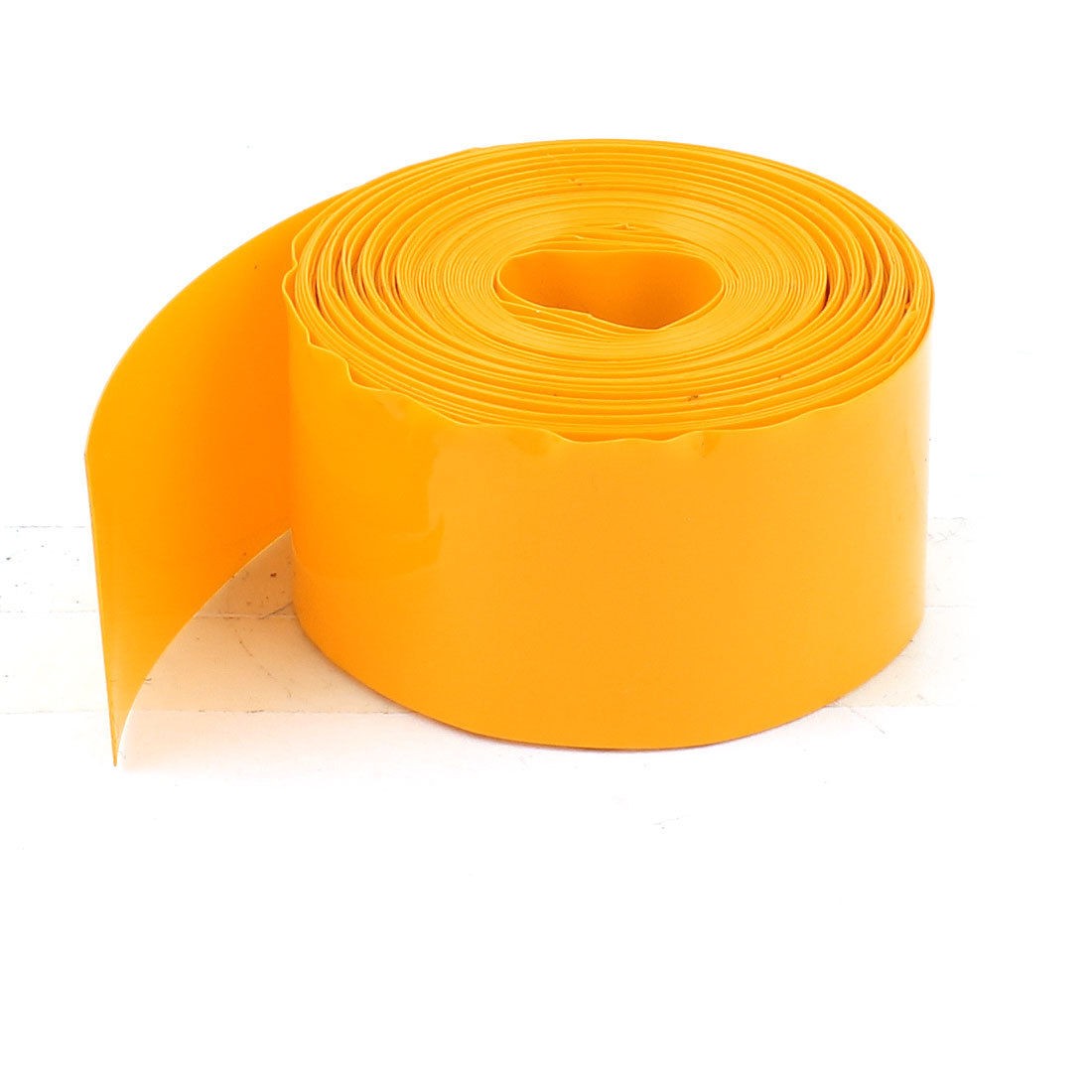 5M 16 4ft Orange PVC Heat Shrink Wrap Tubing 23mm Flat Width for 1XAA Battery