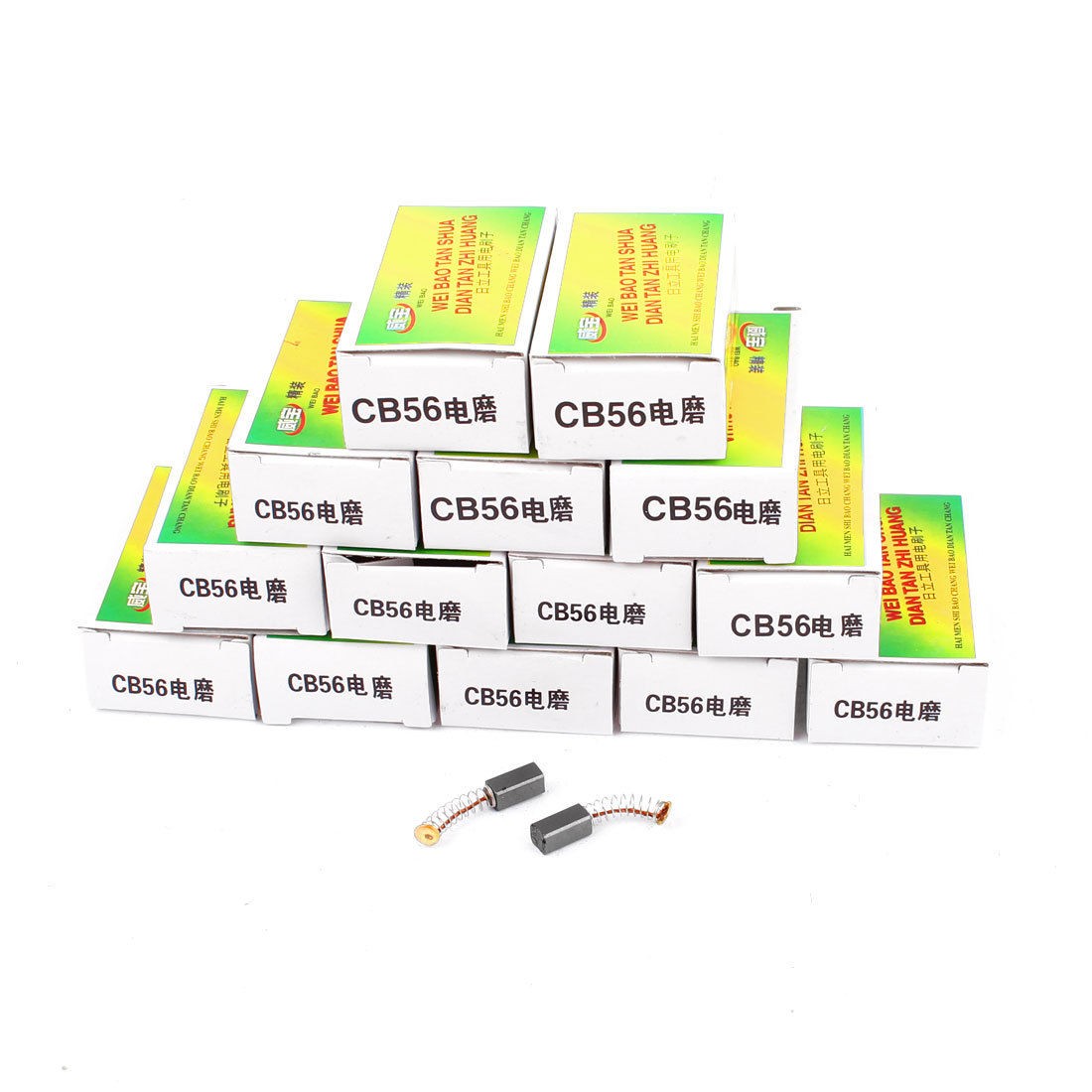 15 Pairs Repair Parts Motor Carbon Brushes 10 x 5 x 5mm for Hitachi CB56
