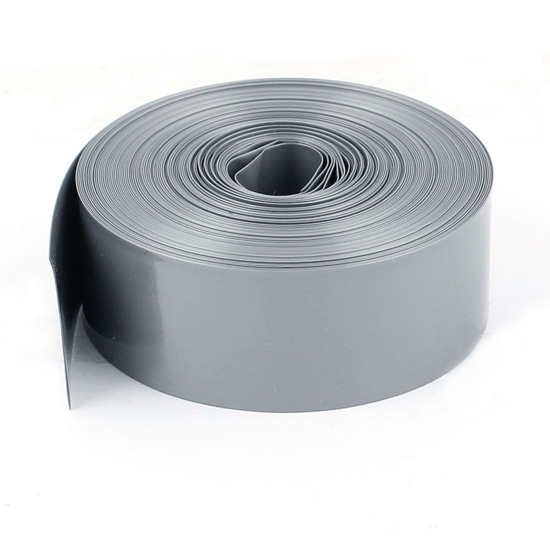 33ft 10M Long 23mm Width Gray PVC Heat Shrinkable Tubing Wrap for 1 x AA Battery
