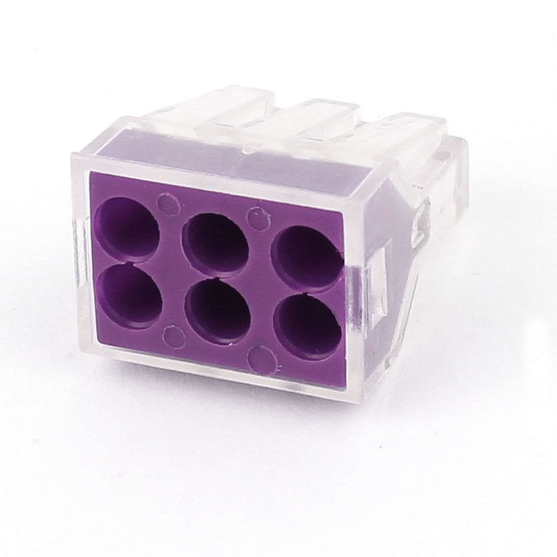 18-13AWG Push-in Wire Terminal Block Reuseable Cable Connector 6 Conductor