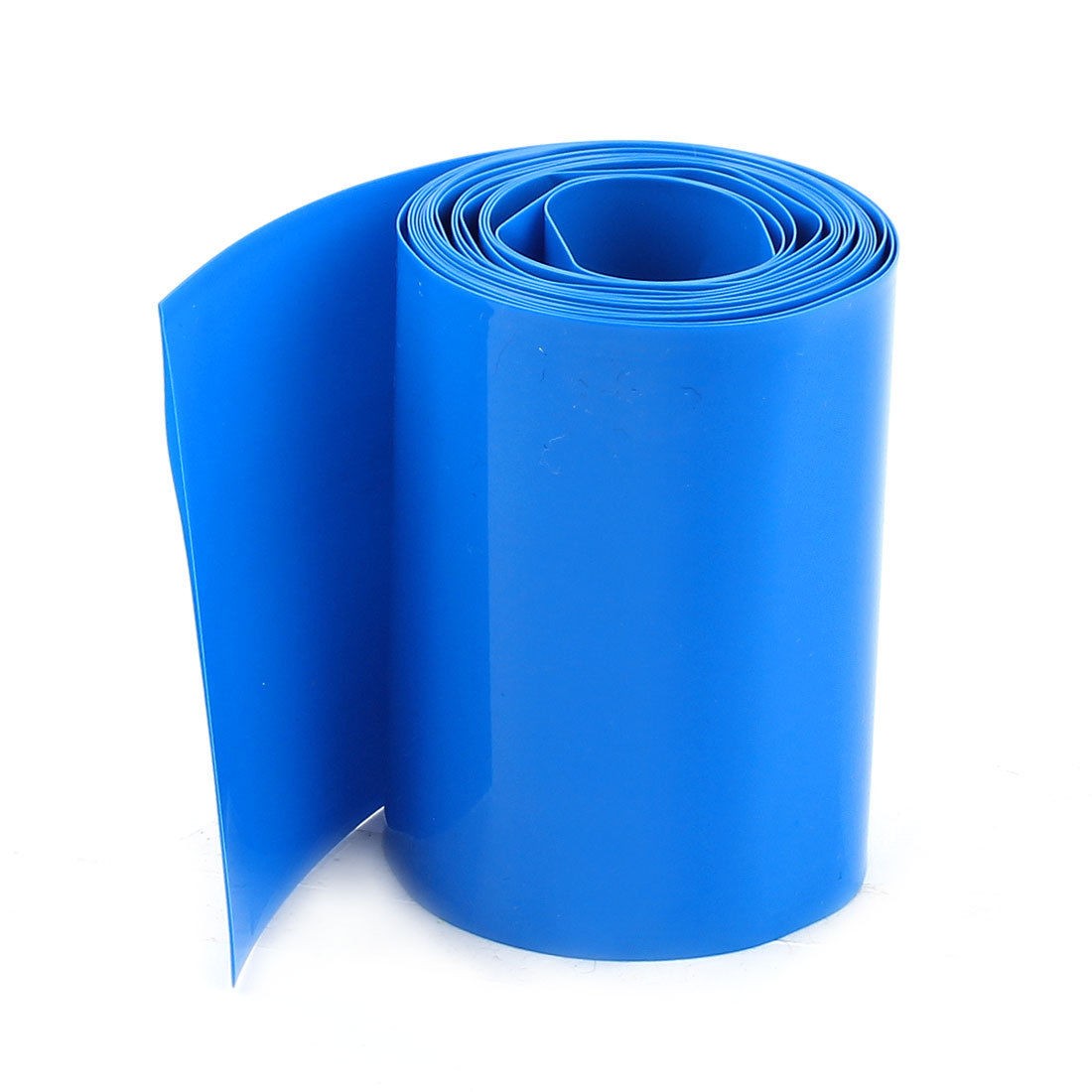 2METER 56mm Width PVC Heat Shrink Wrap Tube Blue for AAA Battery Pack